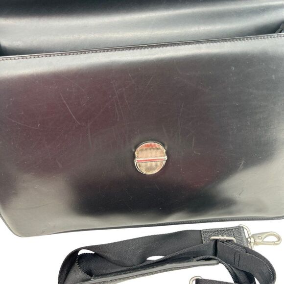 Jack Georges Black Elements Briefcase with Key & Tag - Picture 16 of 16